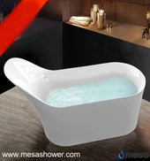 อ่างล้างหน้าคริลิคขนาดใหญ่รูปไข่ขนาดใหญ่รูปไข่ขนาดใหญ่ 67 ''