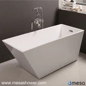 ดีไซน์เรียบง่ายมุมเล็กโครเมี่ยมอ่างอาบน้ำพร้อมมุม