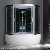 ห้องอาบน้ำฝักบัวไอน้ำขนาดใหญ่มุมตู้ Enclosure Jetted กับราคาถูก