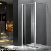 ประตูกระจกนิรภัยกระจกนิรภัยปรับได้กับกรอบอลูมิเนียม