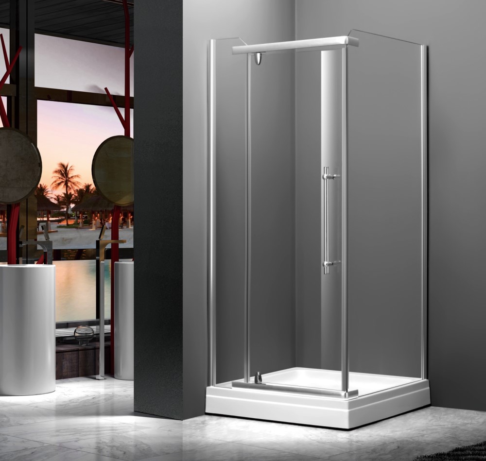 A-85D- มุมกระจกห้องน้ำ Enclosure ห้องอาบน้ำฝักบัวกับ Pivot Door_ 副本 .jpg